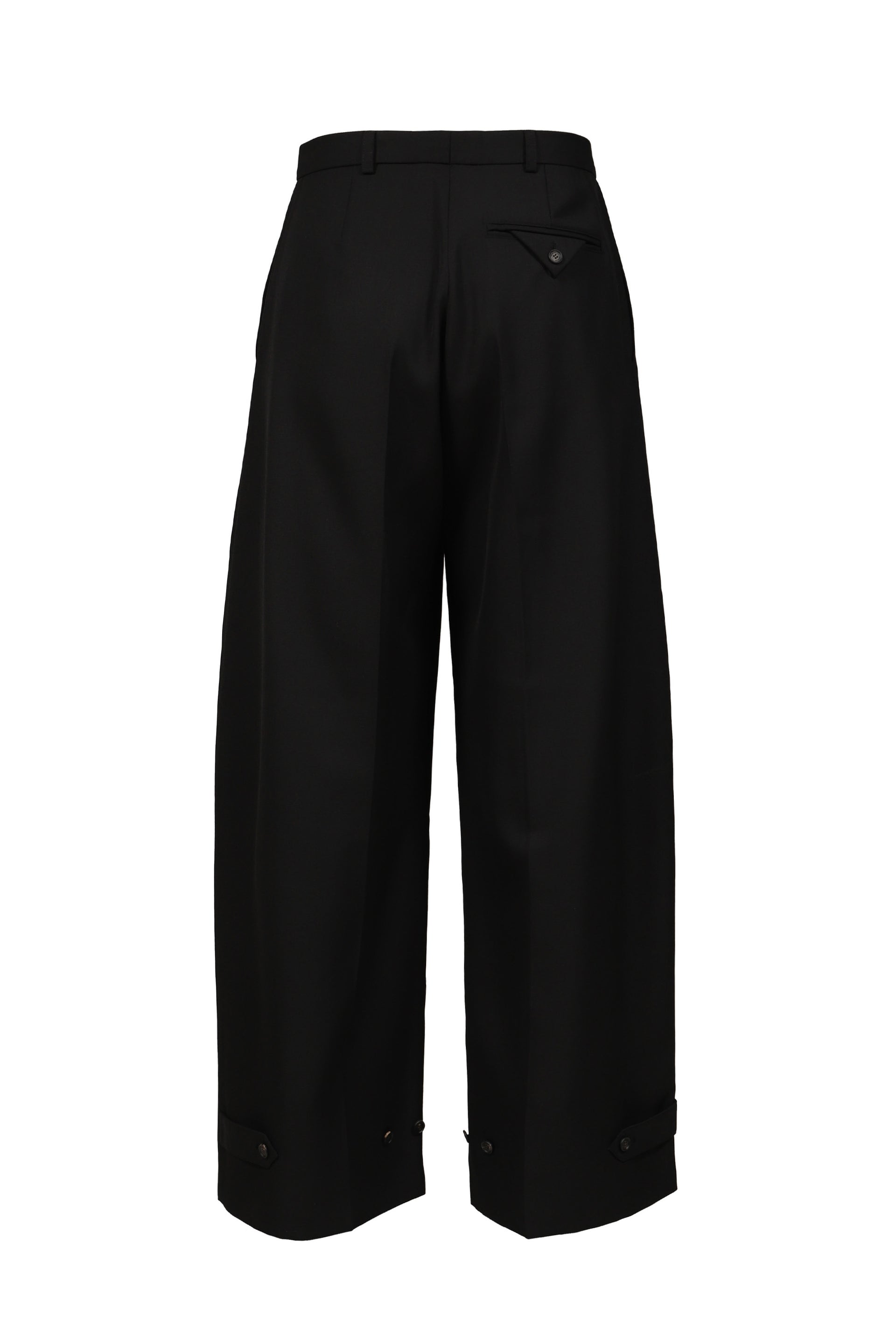 FLUID TAILORED WIDE LEG / BLK TAILORING WOOL