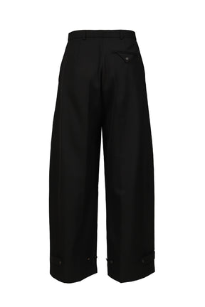FLUID TAILORED WIDE LEG / BLK TAILORING WOOL