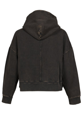 HEAVY HOOD / WASHED BLK