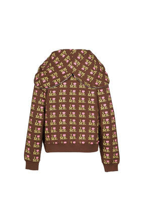 I HEART ME BUTTERFLY HOODIE / CHOCO