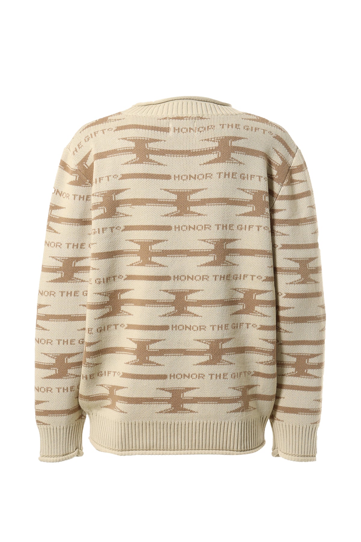HONOR THE GIFT H WIRE KNIT SWEATER / BONE