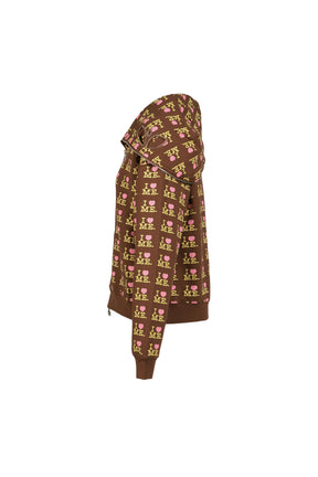 I HEART ME BUTTERFLY HOODIE / CHOCO