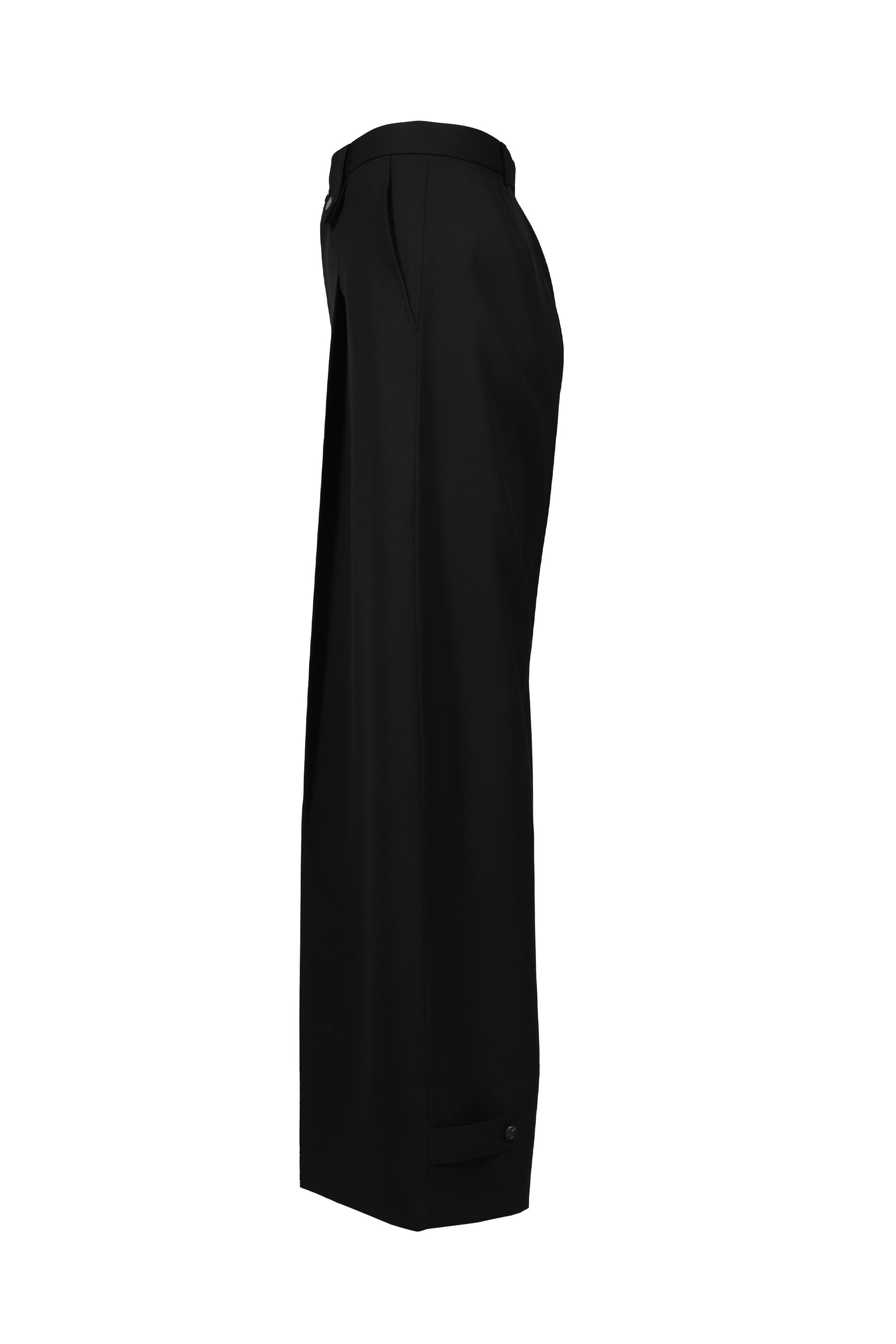 FLUID TAILORED WIDE LEG / BLK TAILORING WOOL