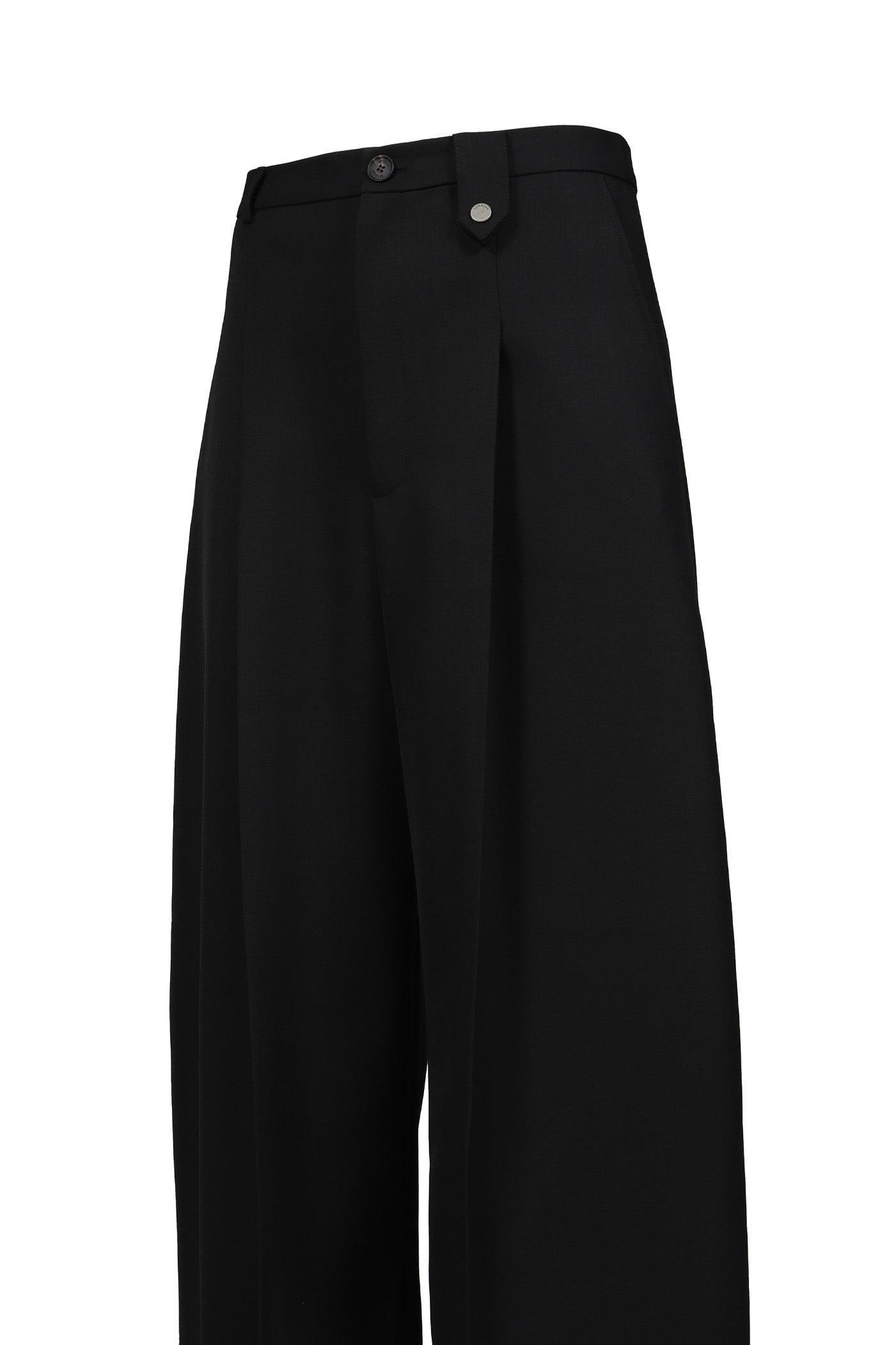 FLUID TAILORED WIDE LEG / BLK TAILORING WOOL