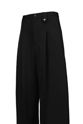 FLUID TAILORED WIDE LEG / BLK TAILORING WOOL