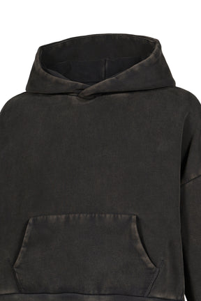 HEAVY HOOD / WASHED BLK