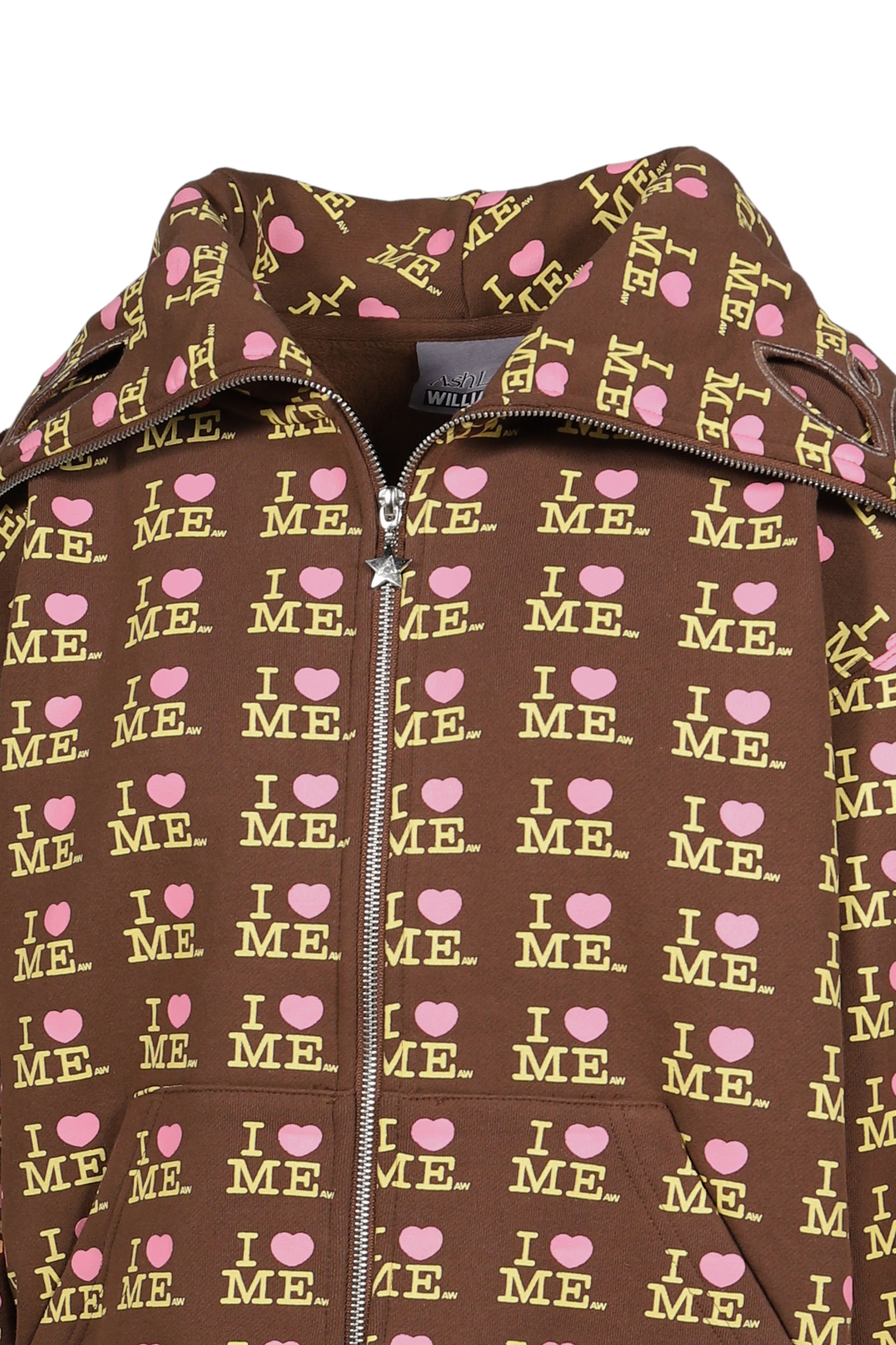 I HEART ME BUTTERFLY HOODIE / CHOCO