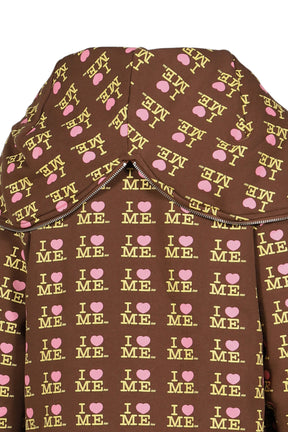 I HEART ME BUTTERFLY HOODIE / CHOCO