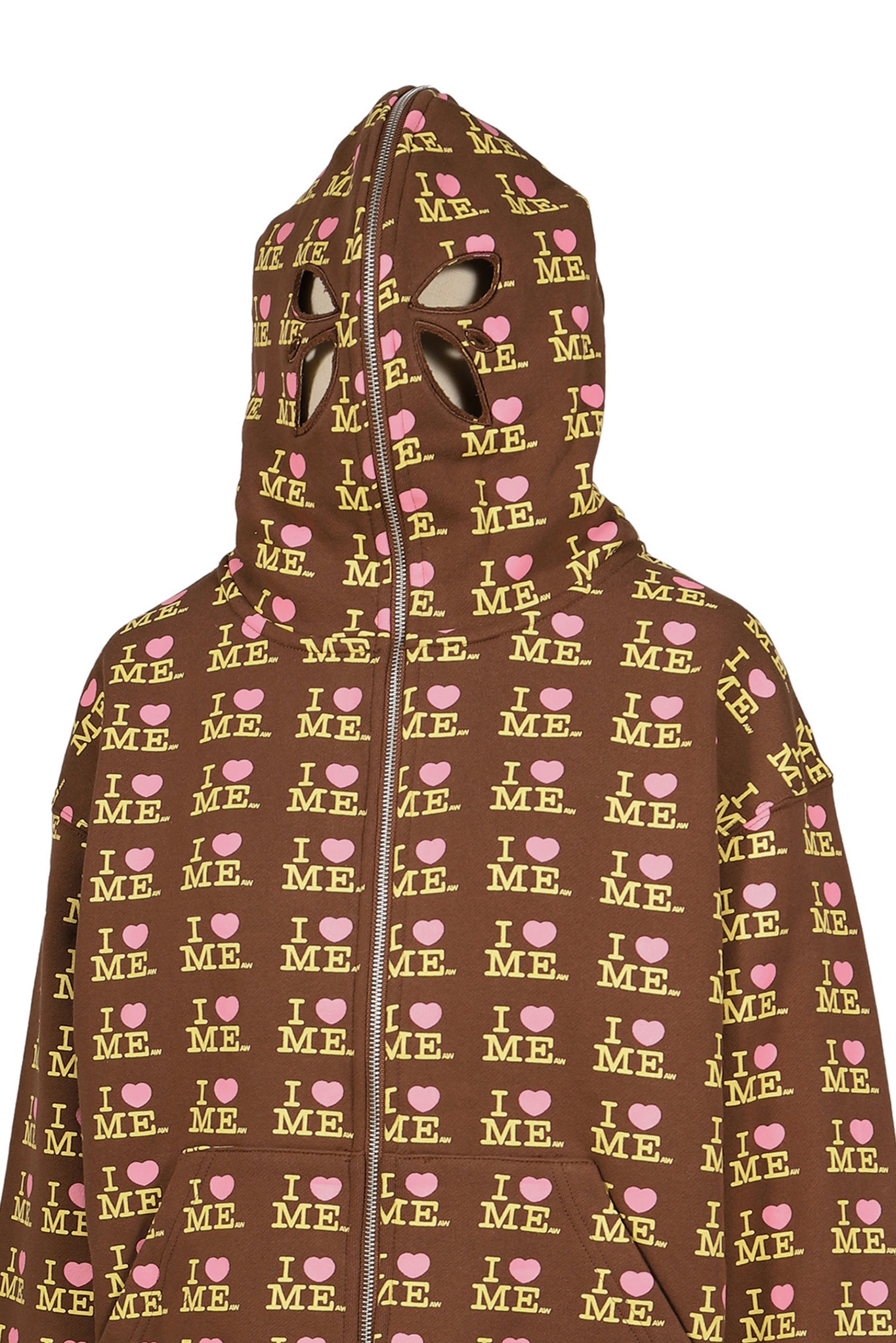 I HEART ME BUTTERFLY HOODIE / CHOCO