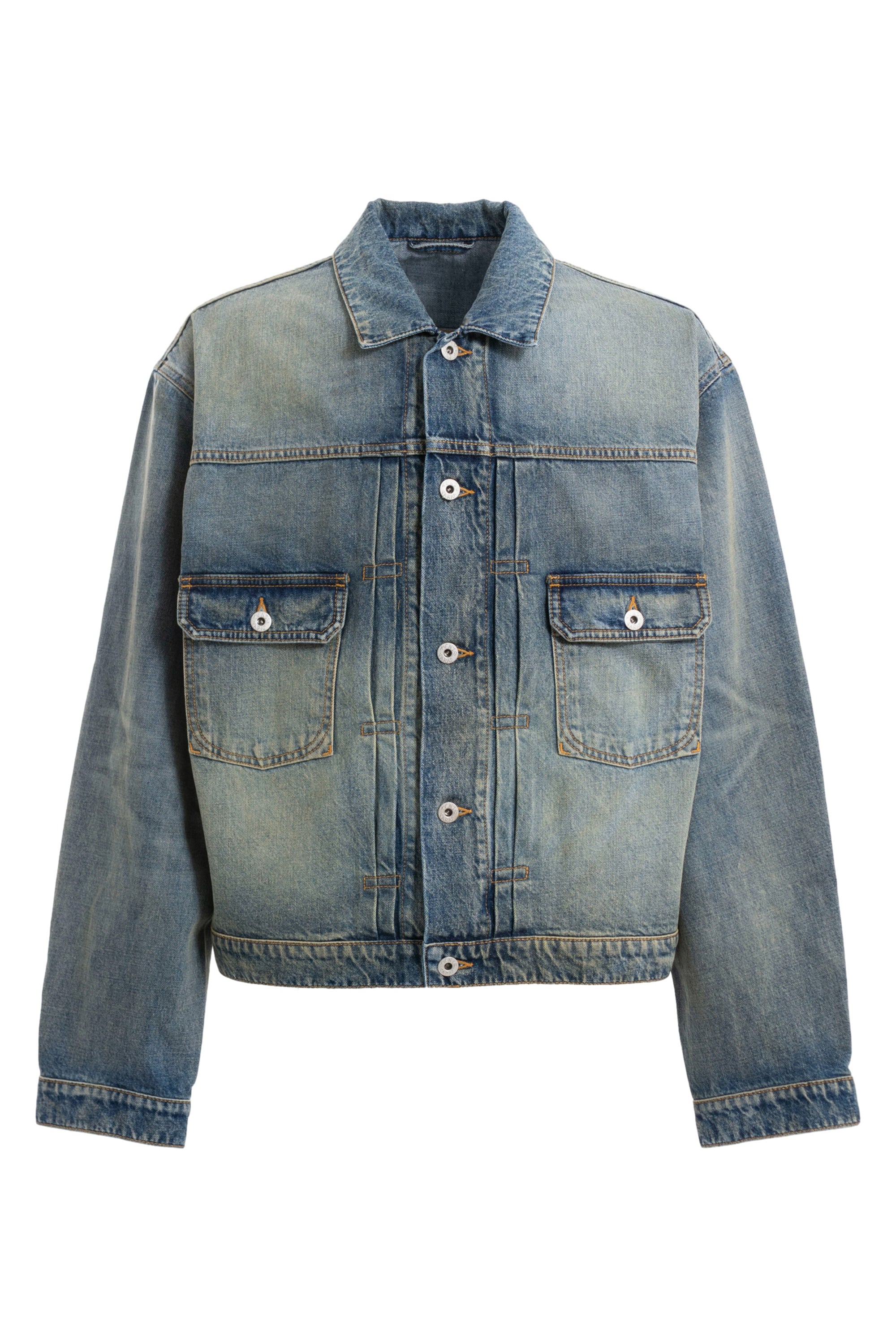 KENZO ケンゾー FW23 STONE BLEACH TRUCKER JACKET / STONE BL DIRTY ...