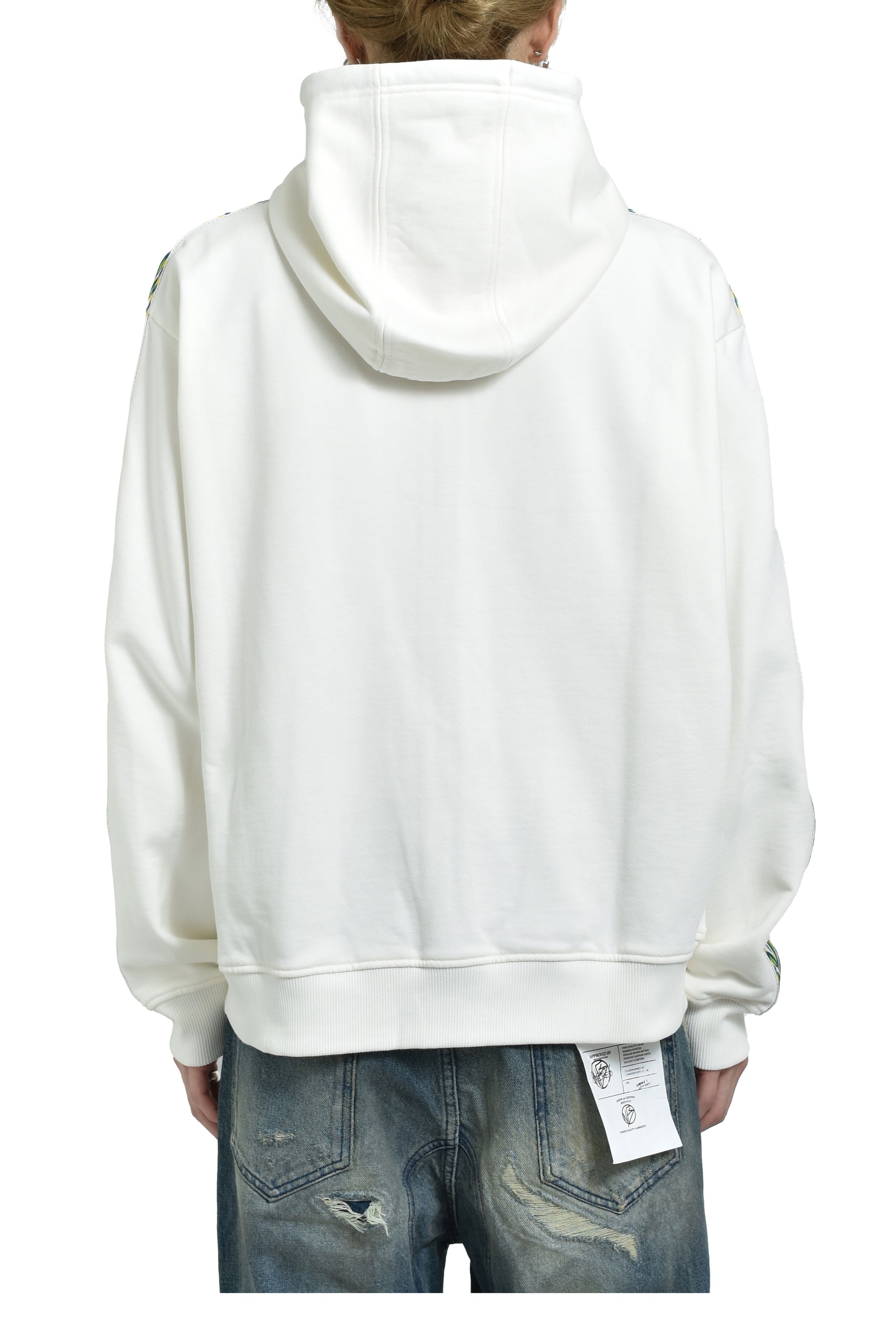 TECHNICAL POCKET & LAUREL TAPE ZIP HOODIE / CASABLANCA MONTAGNE