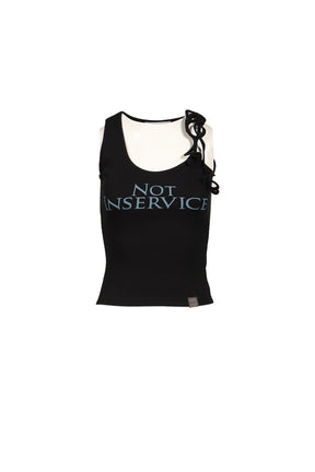 STRAP VEST / BLK