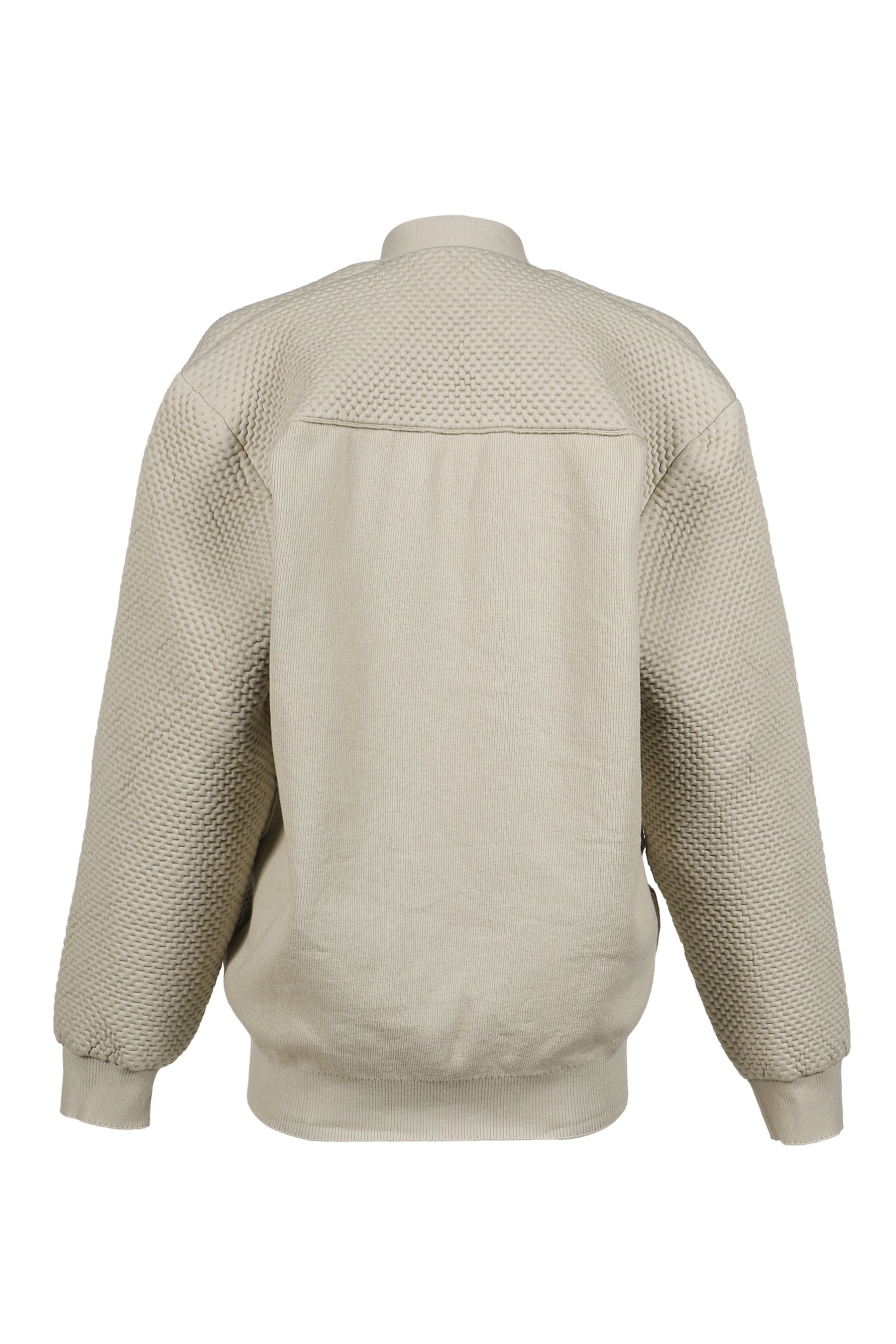 PADDED COTTON CARDIGAN / BEI