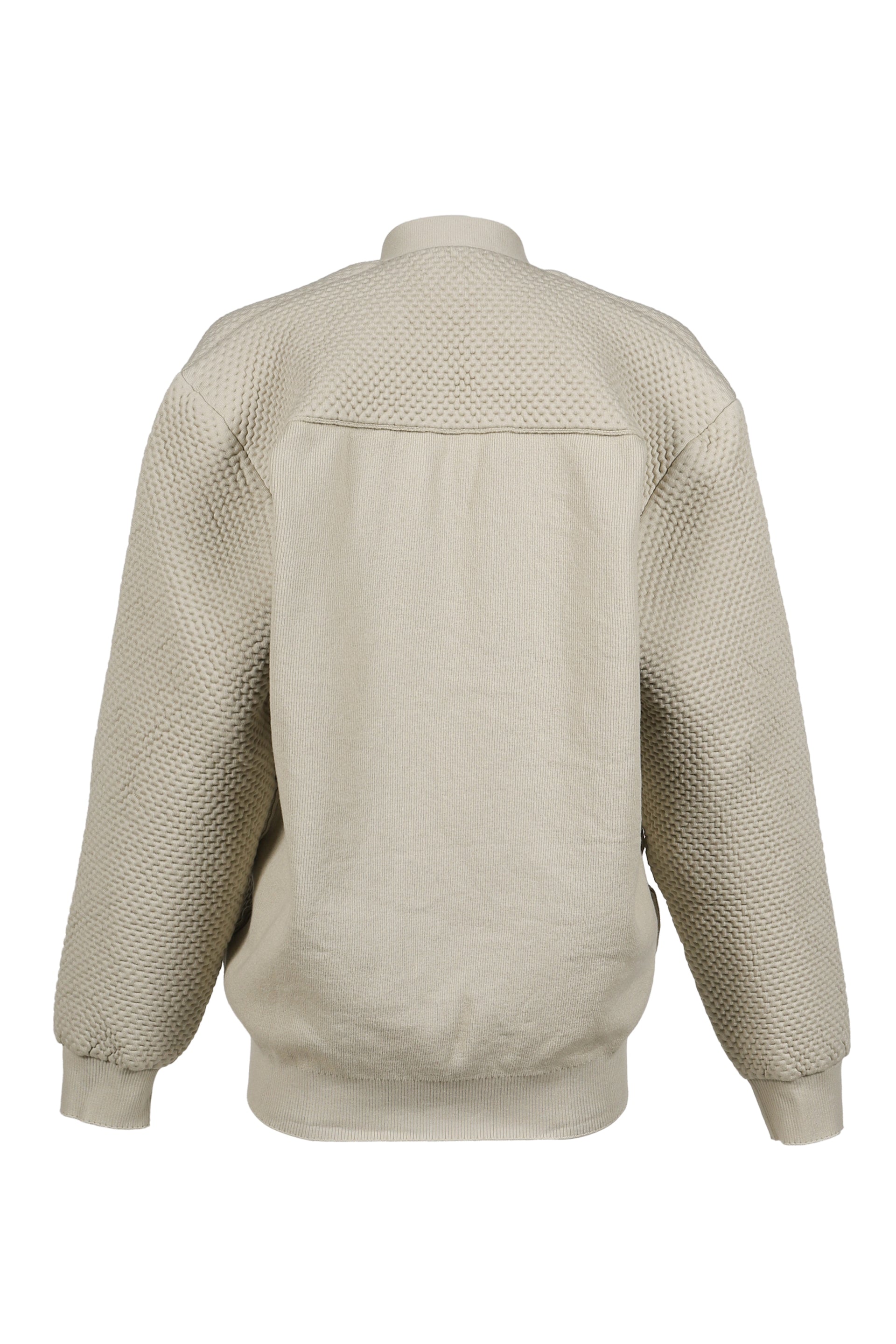 PADDED COTTON CARDIGAN / BEI