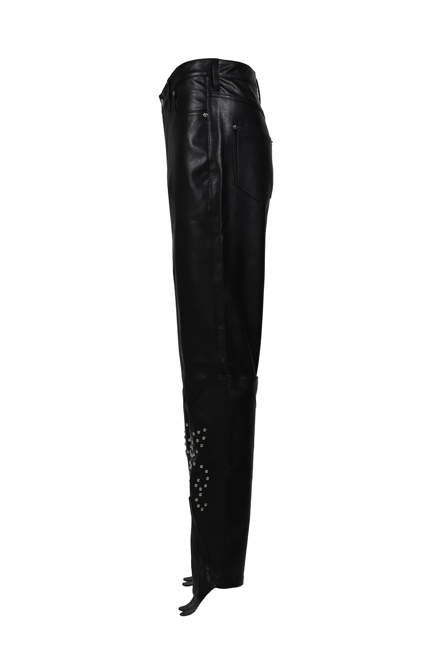 WESTERN BOOT TROUSERS / BLK