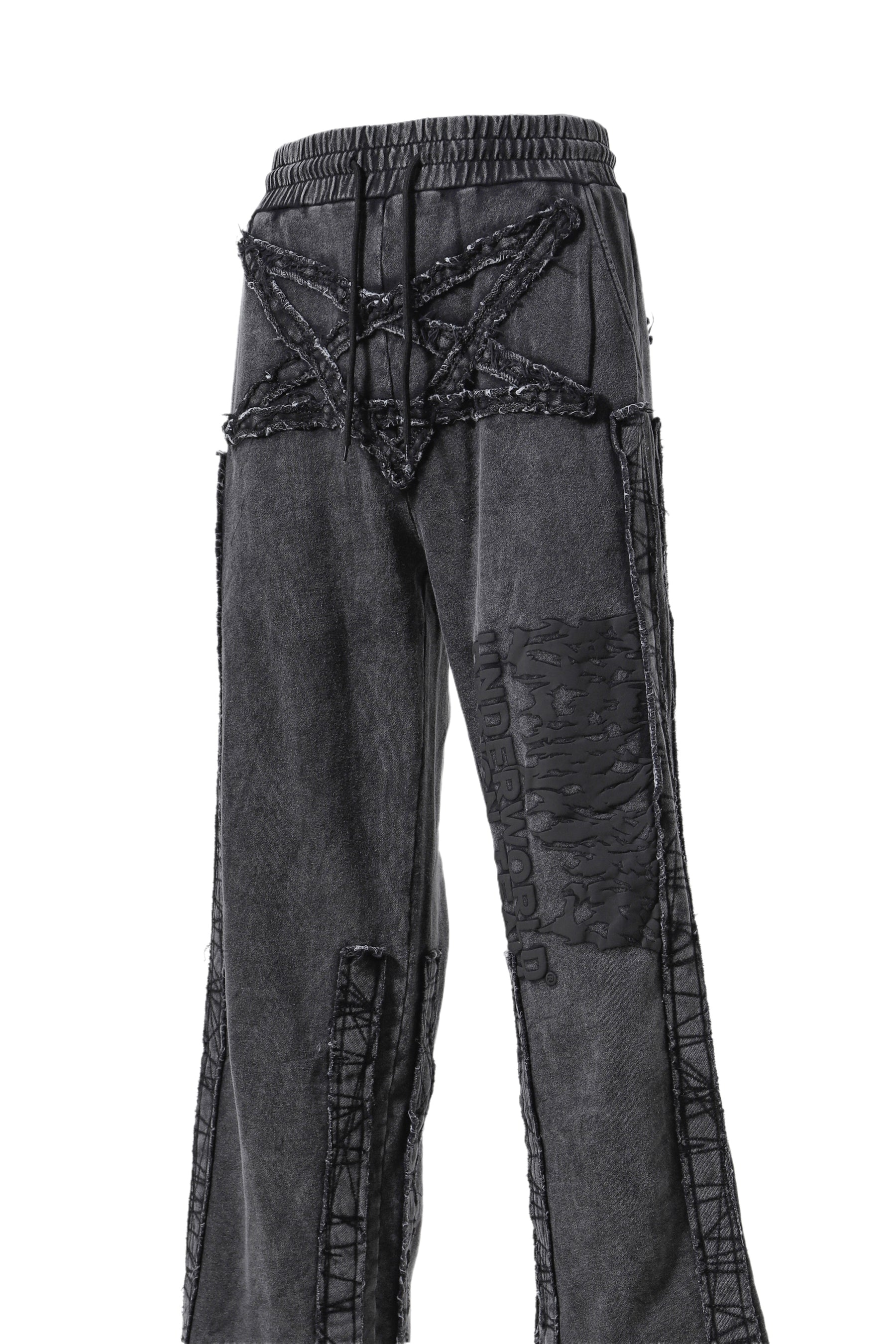 PENT PATCH SWEATPANTS / BLK