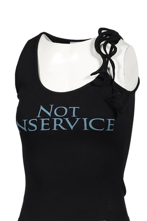 STRAP VEST / BLK