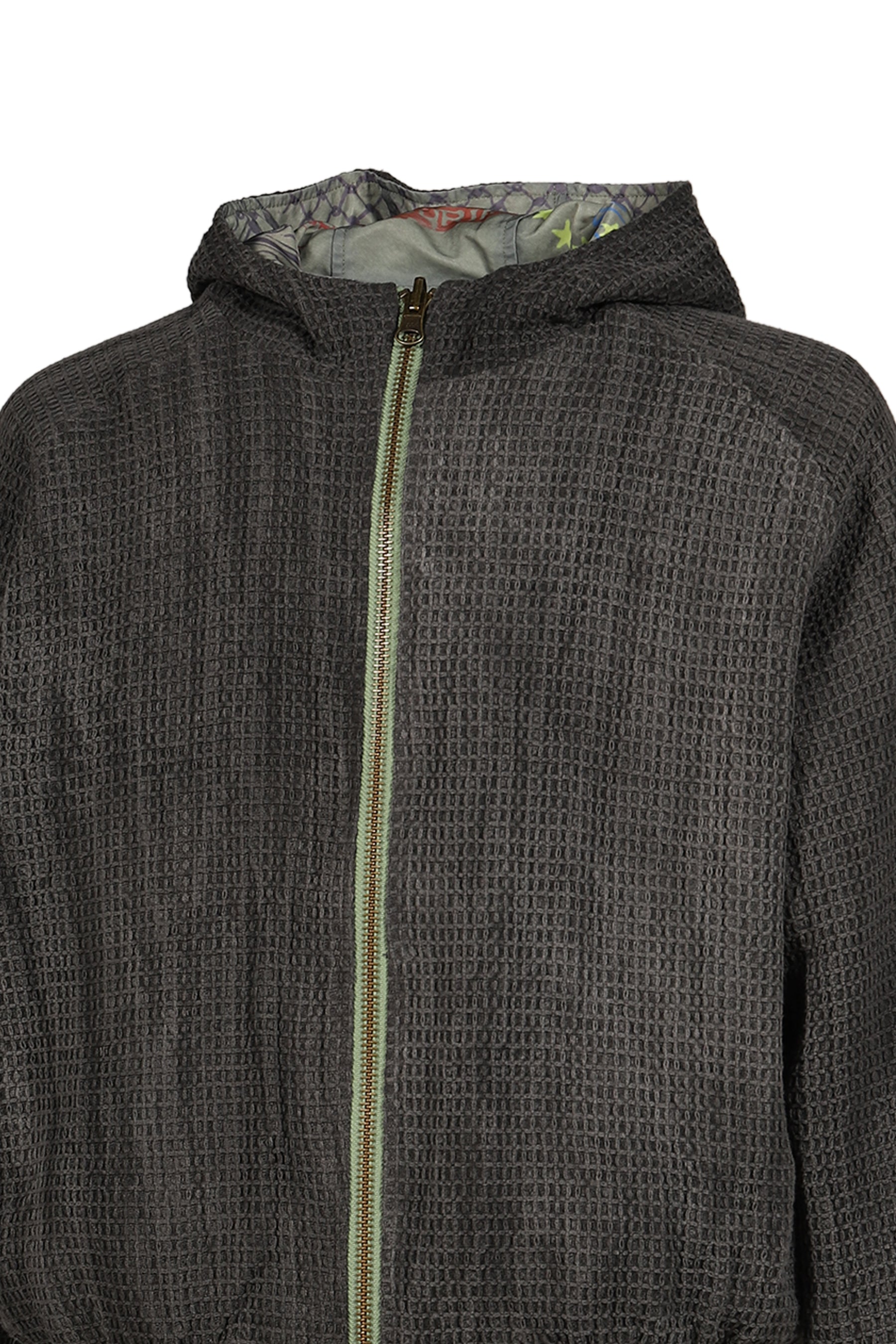 REVERSIBLE SKETCH BOMBER / GRN