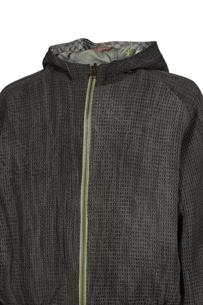 REVERSIBLE SKETCH BOMBER / GRN
