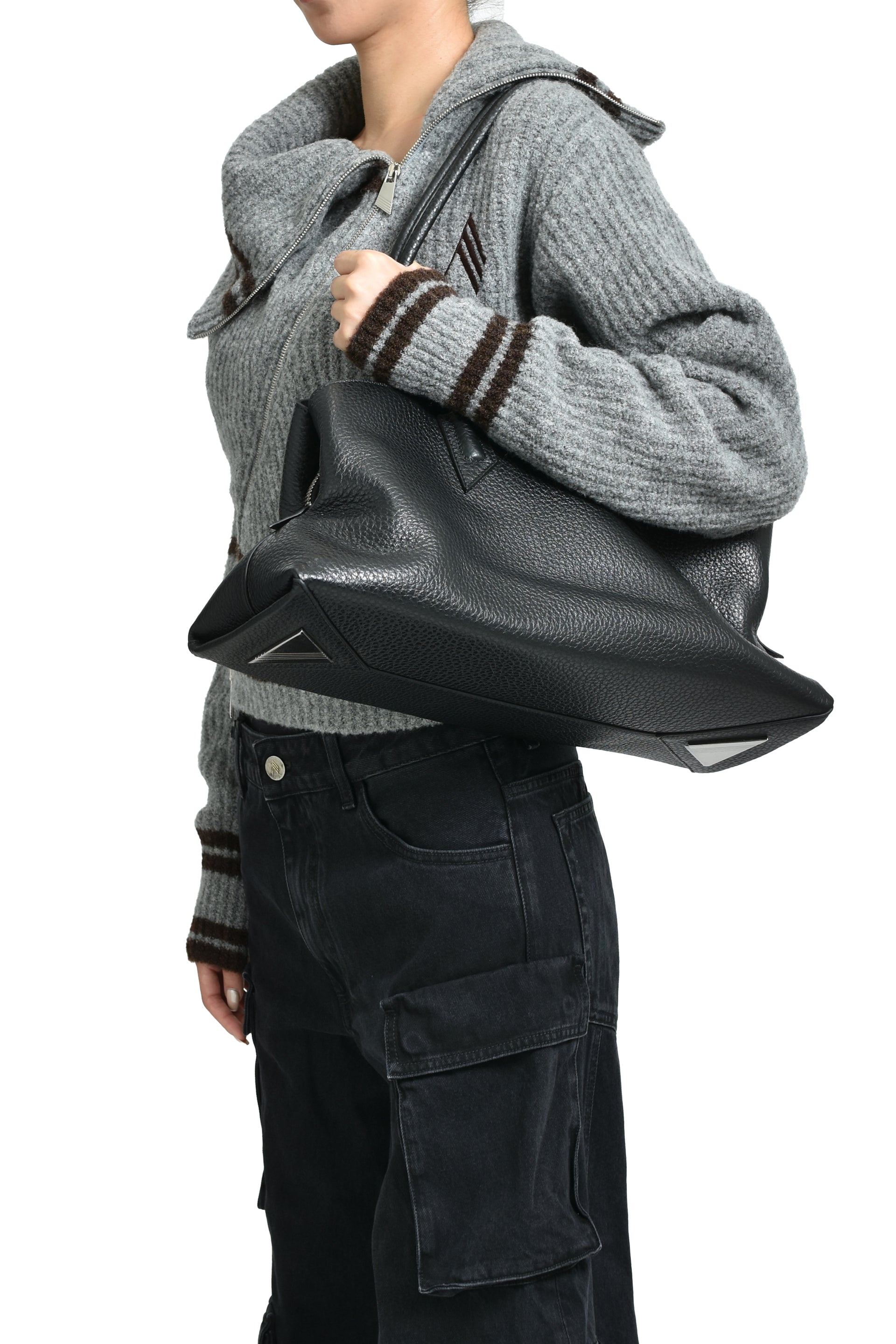 LA PASSEGGIATA MEDIUM TOP HANDLE / BLK