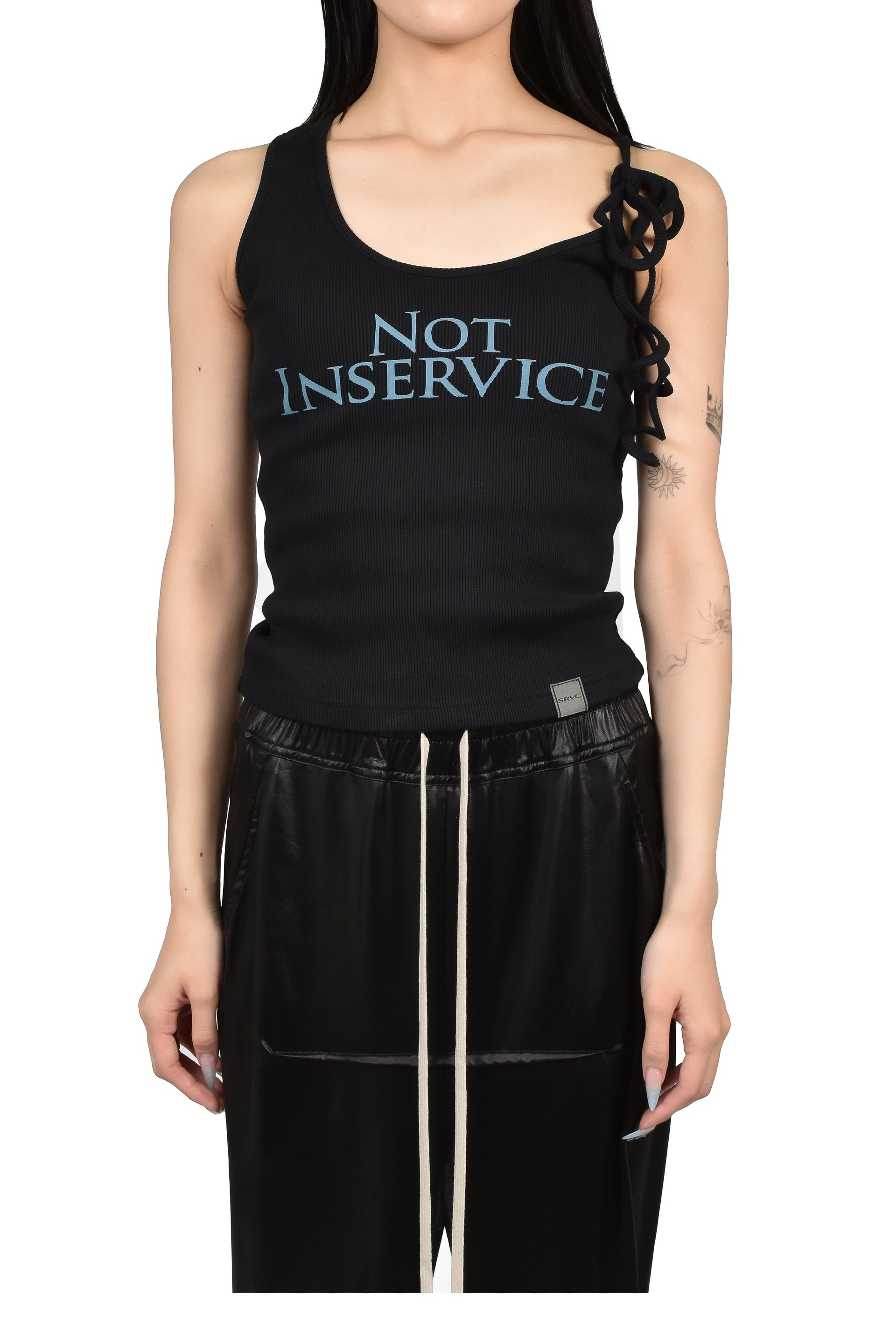 STRAP VEST / BLK