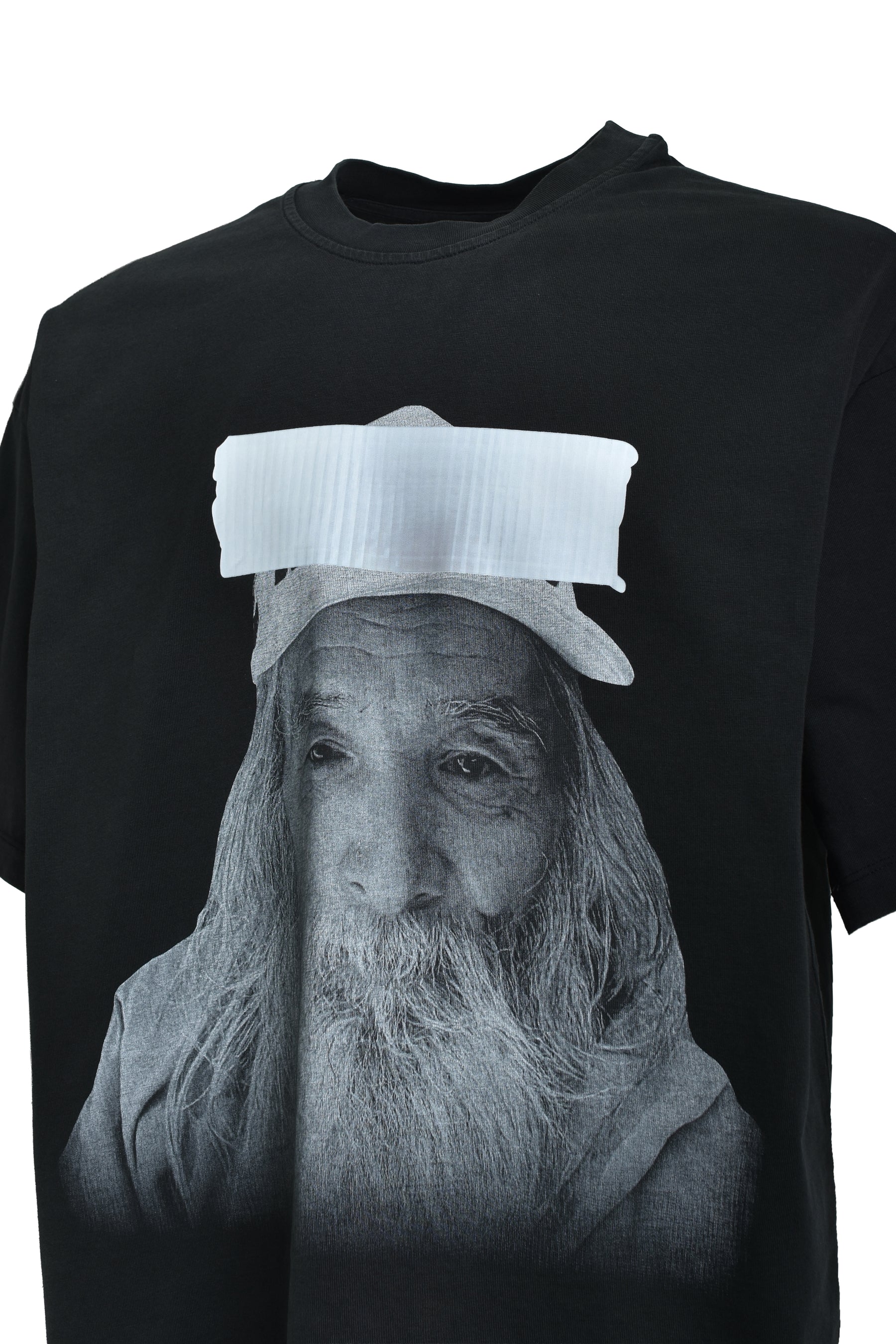 FUJIMOTO FACE TEE / BLACK