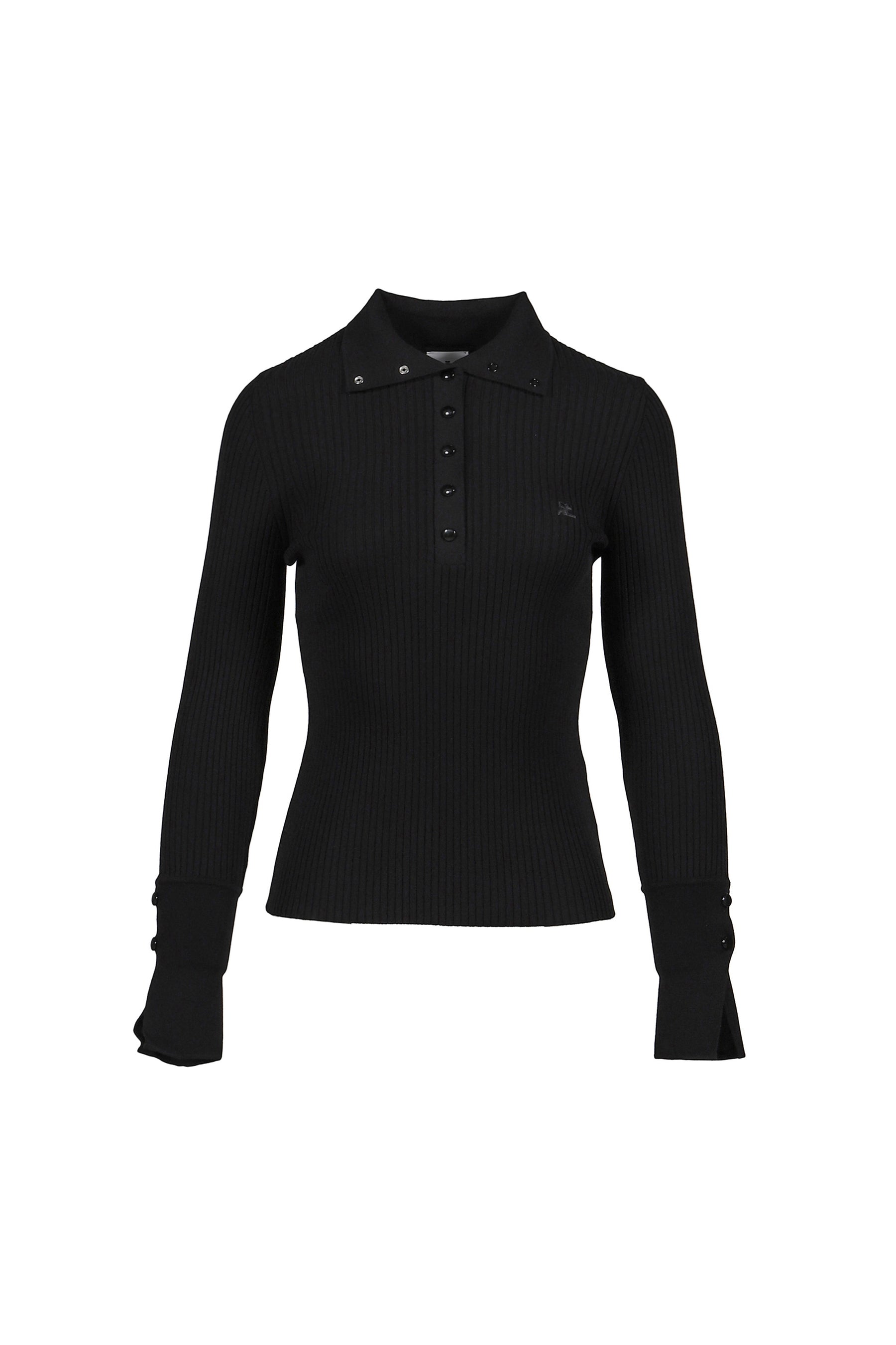 CLASSIC RIB POLO / BLK