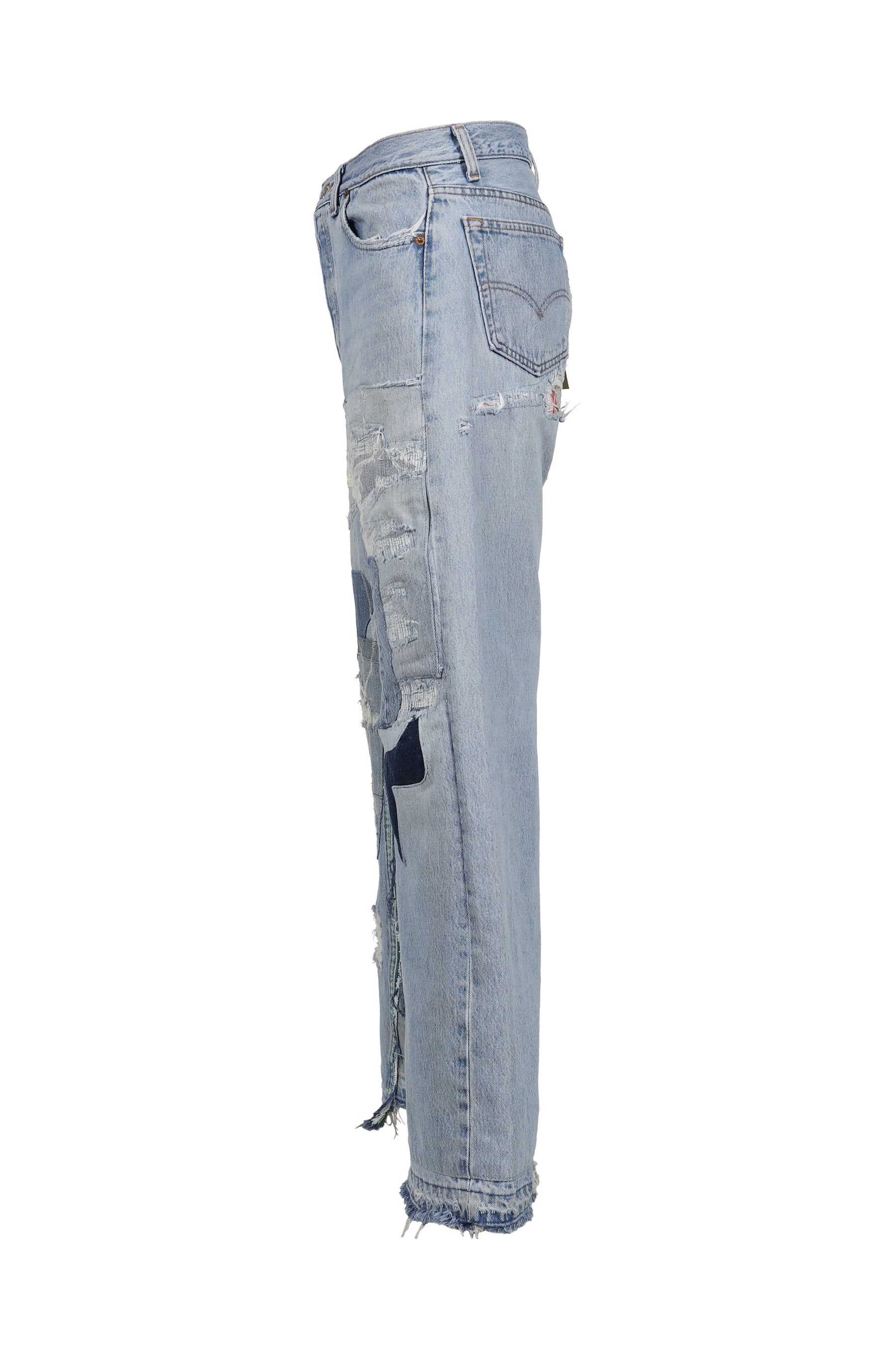 STERLING REPAIR DOUBLE-WIDE DENIM TROUSER / ASSORT