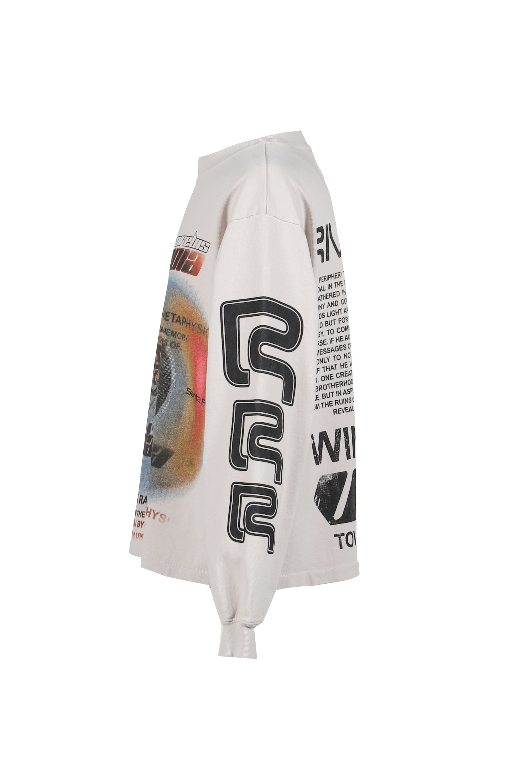 DIVINITY PAPER GARDEN LS TEE / LT. GRY