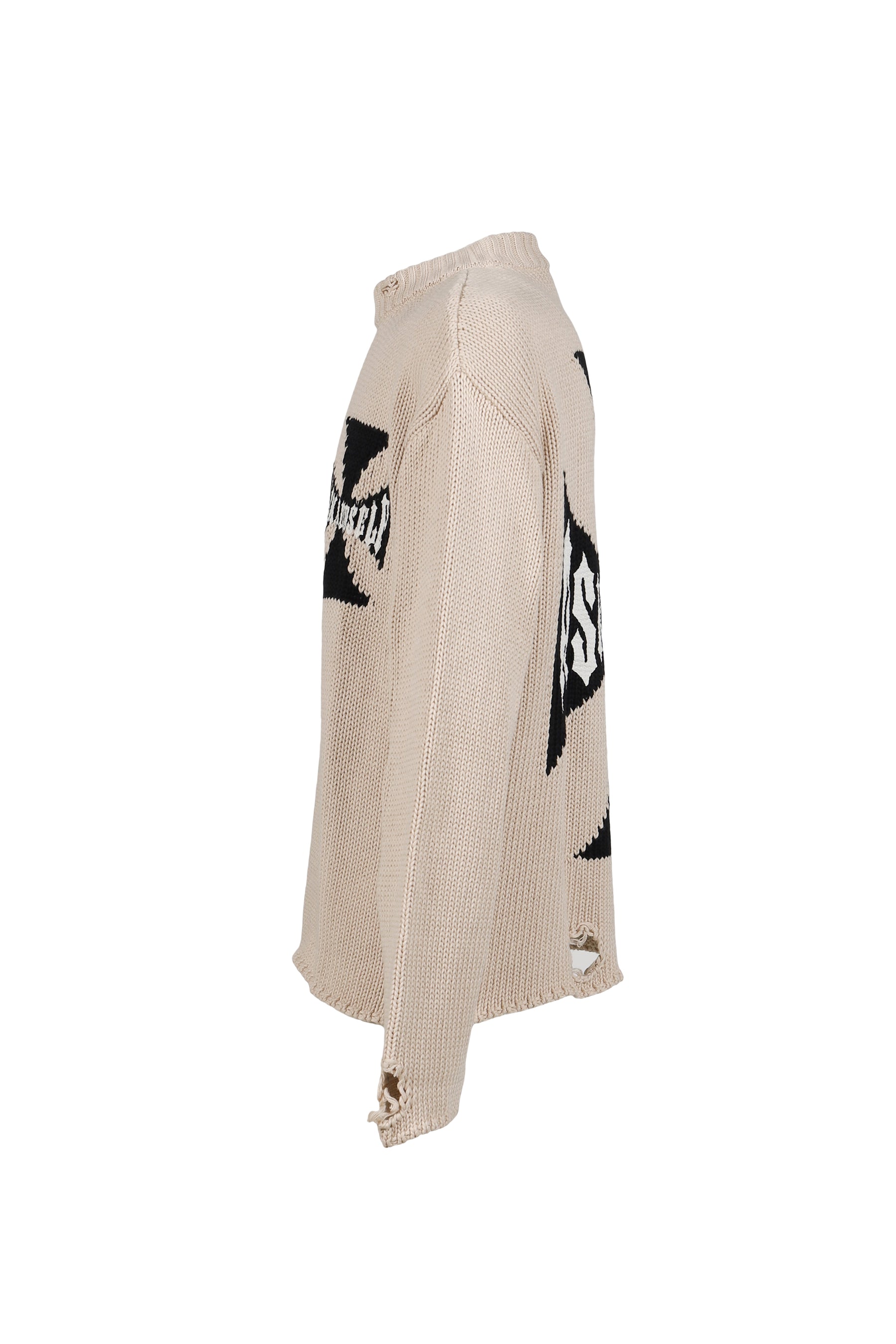 RIDER CROSS KNIT / ECRU 