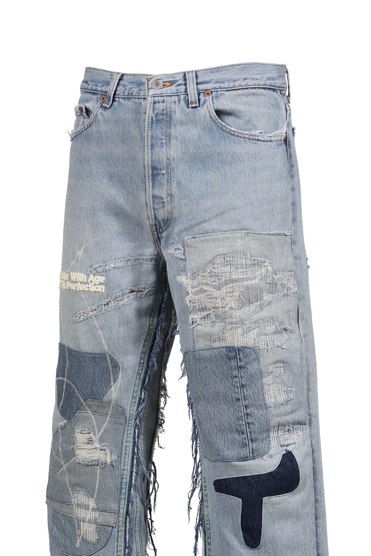 STERLING REPAIR DOUBLE-WIDE DENIM TROUSER / ASSORT