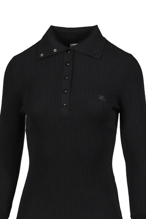 CLASSIC RIB POLO / BLK