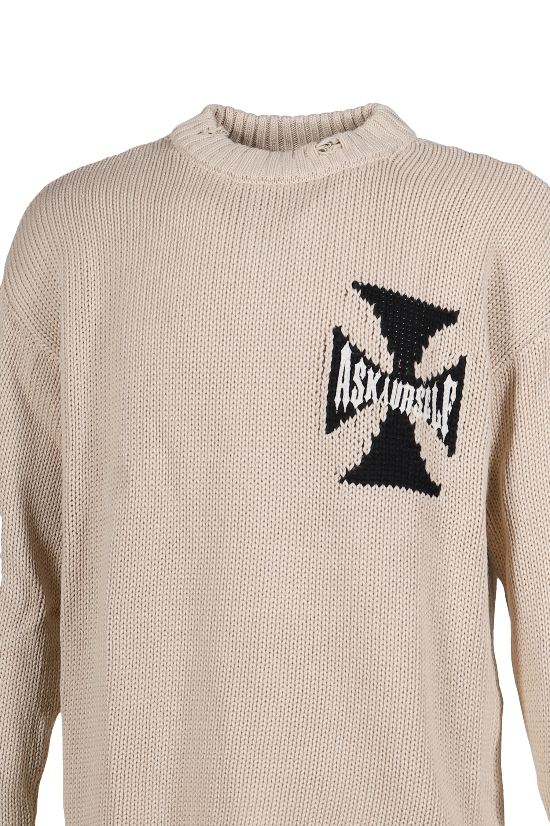 RIDER CROSS KNIT / ECRU 