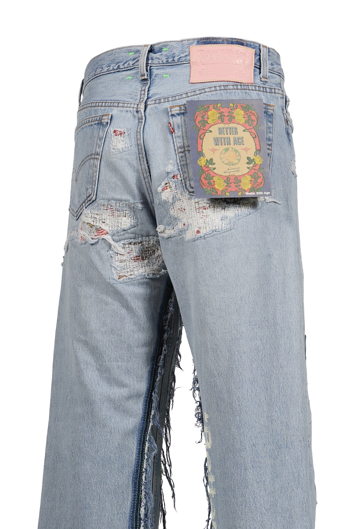 STERLING REPAIR DOUBLE-WIDE DENIM TROUSER / ASSORT