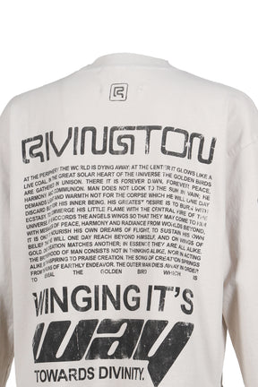 DIVINITY PAPER GARDEN LS TEE / LT. GRY