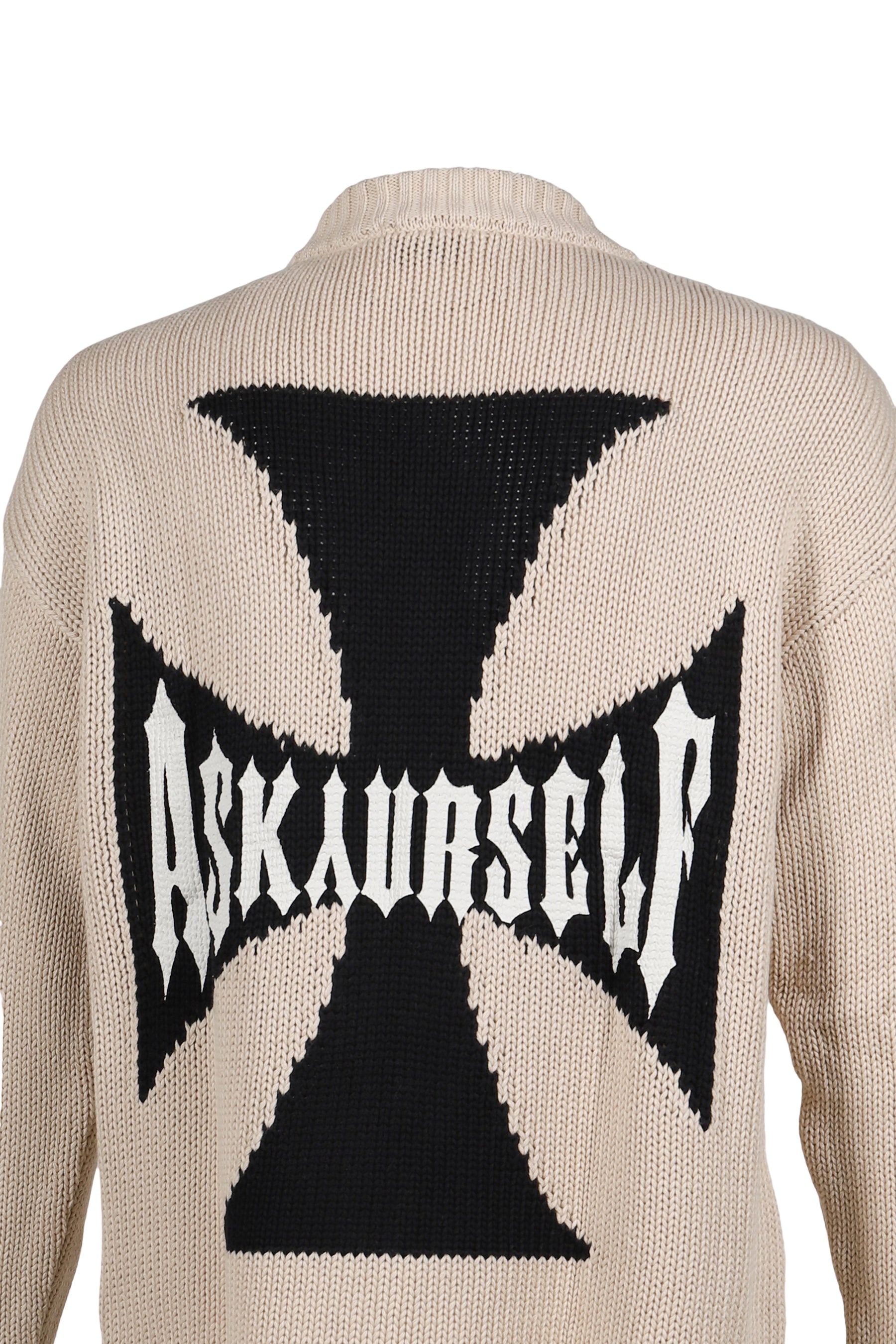 RIDER CROSS KNIT / ECRU 