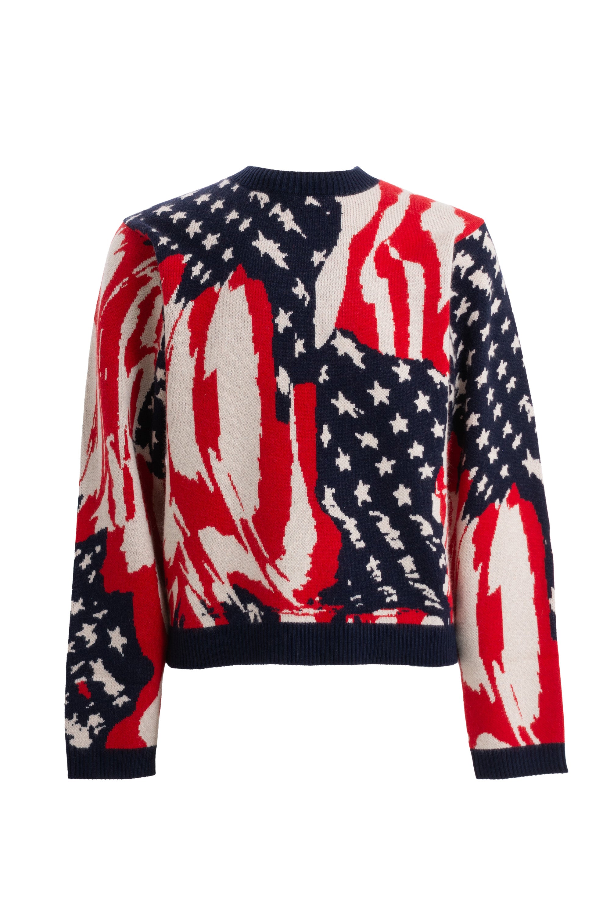 MASU FW23 MARBLE FLAG SWEATER / FLAG -NUBIAN