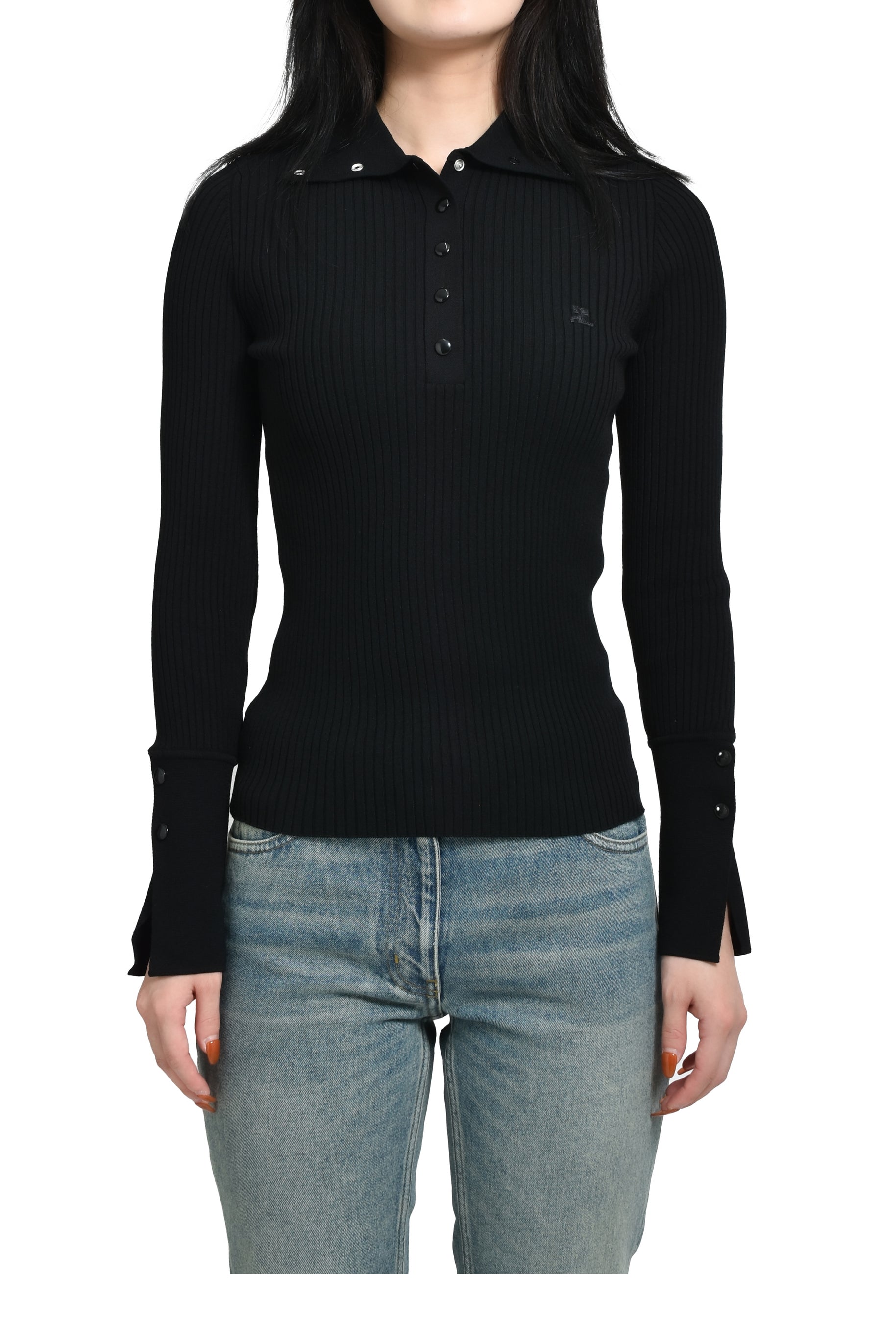 CLASSIC RIB POLO / BLK