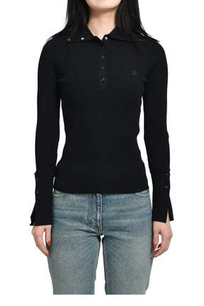 CLASSIC RIB POLO / BLK