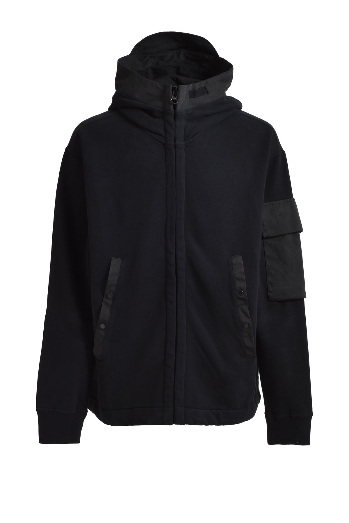 COMBO ZIPUP SWEATPARKA / BLK