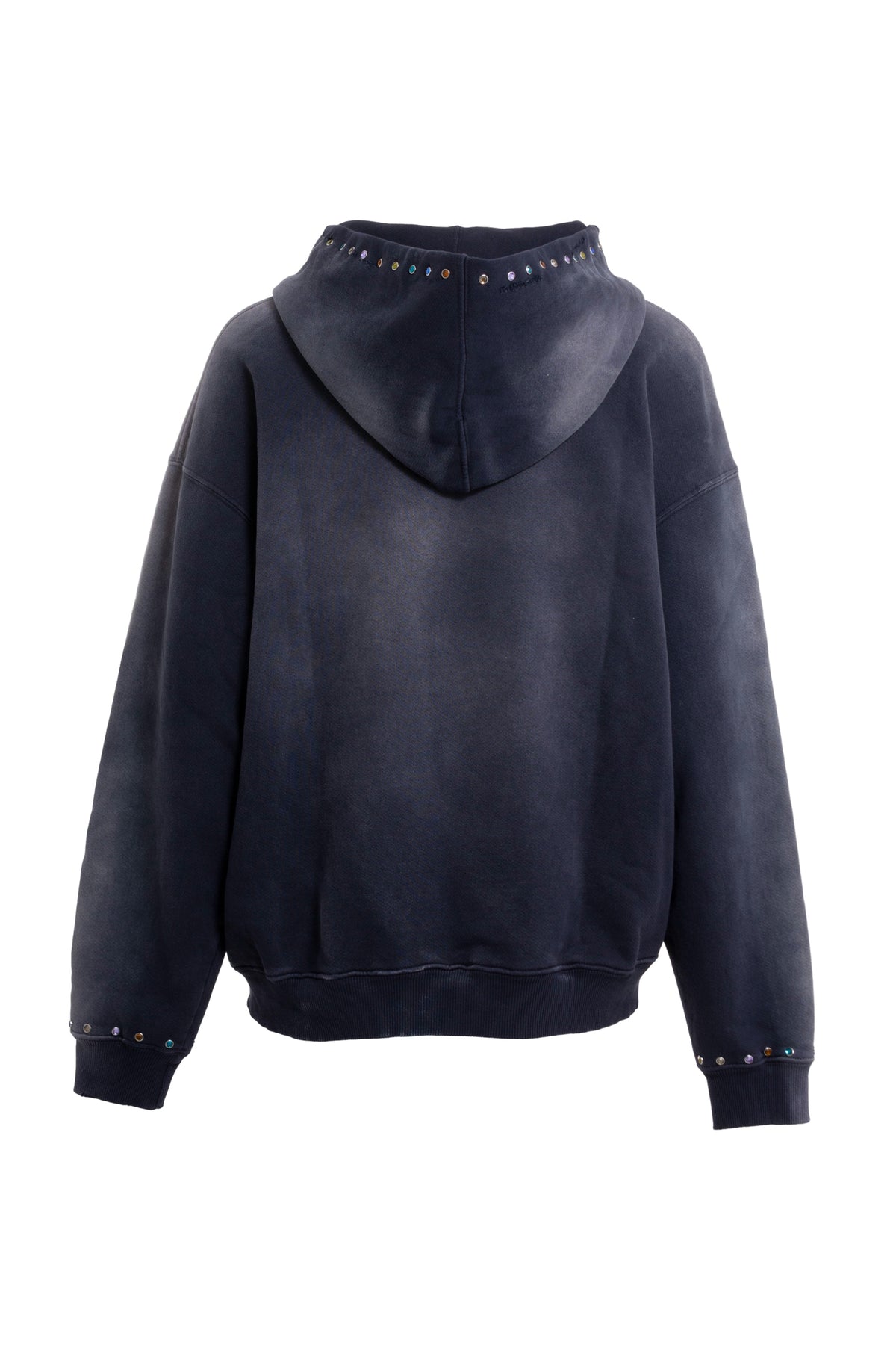 RAY PUNK HOODIE -CRYSTALS- / FADED BLK