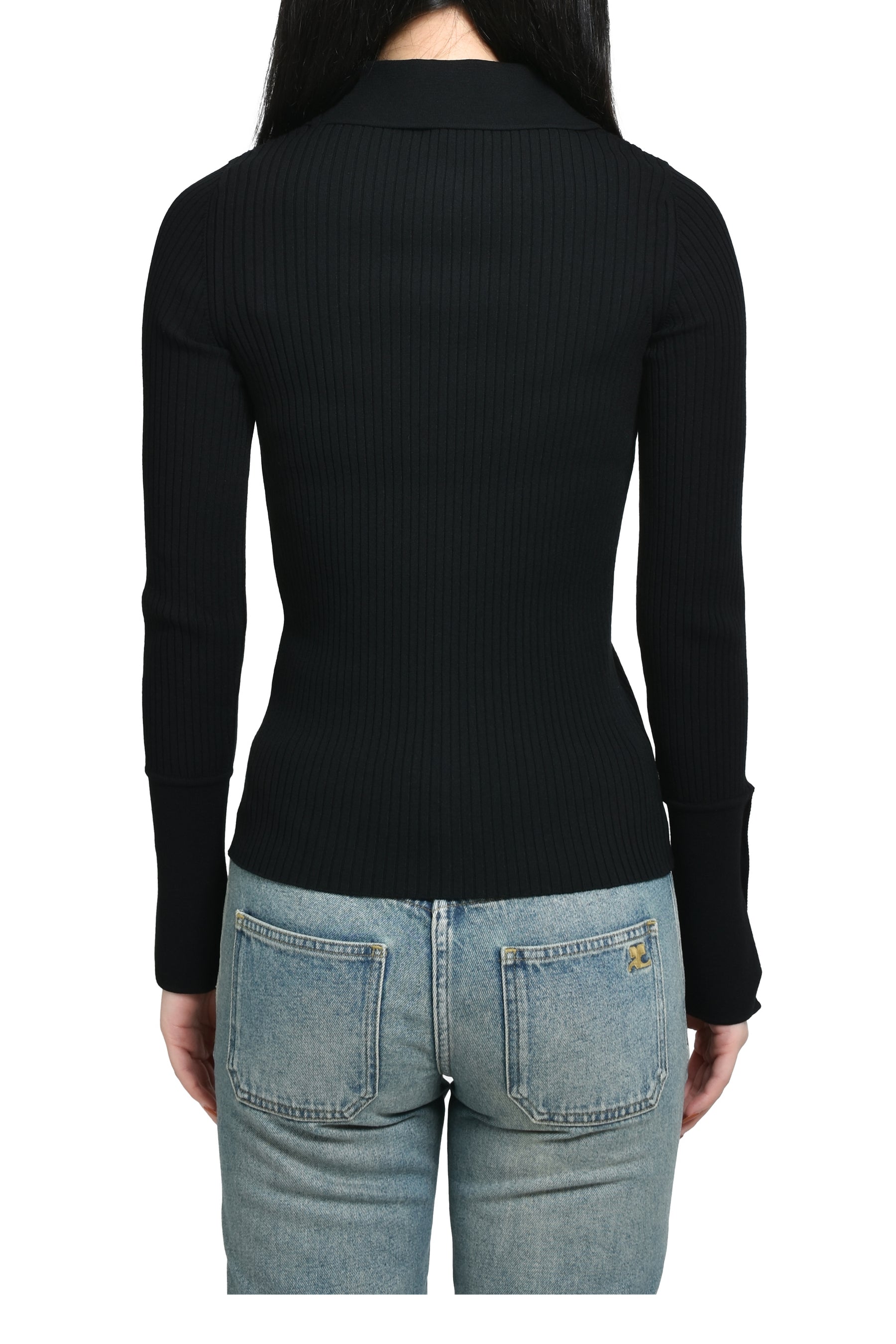 CLASSIC RIB POLO / BLK