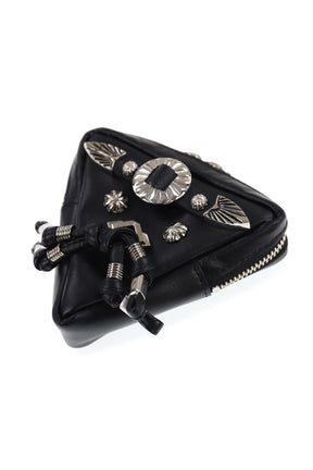 TRIANGLE SHOULDER POUCH / BLK