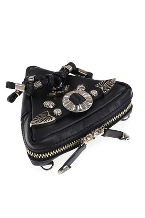 TRIANGLE SHOULDER POUCH / BLK