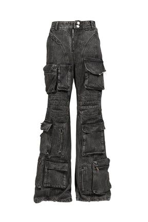 CARGO JEANS / BLK
