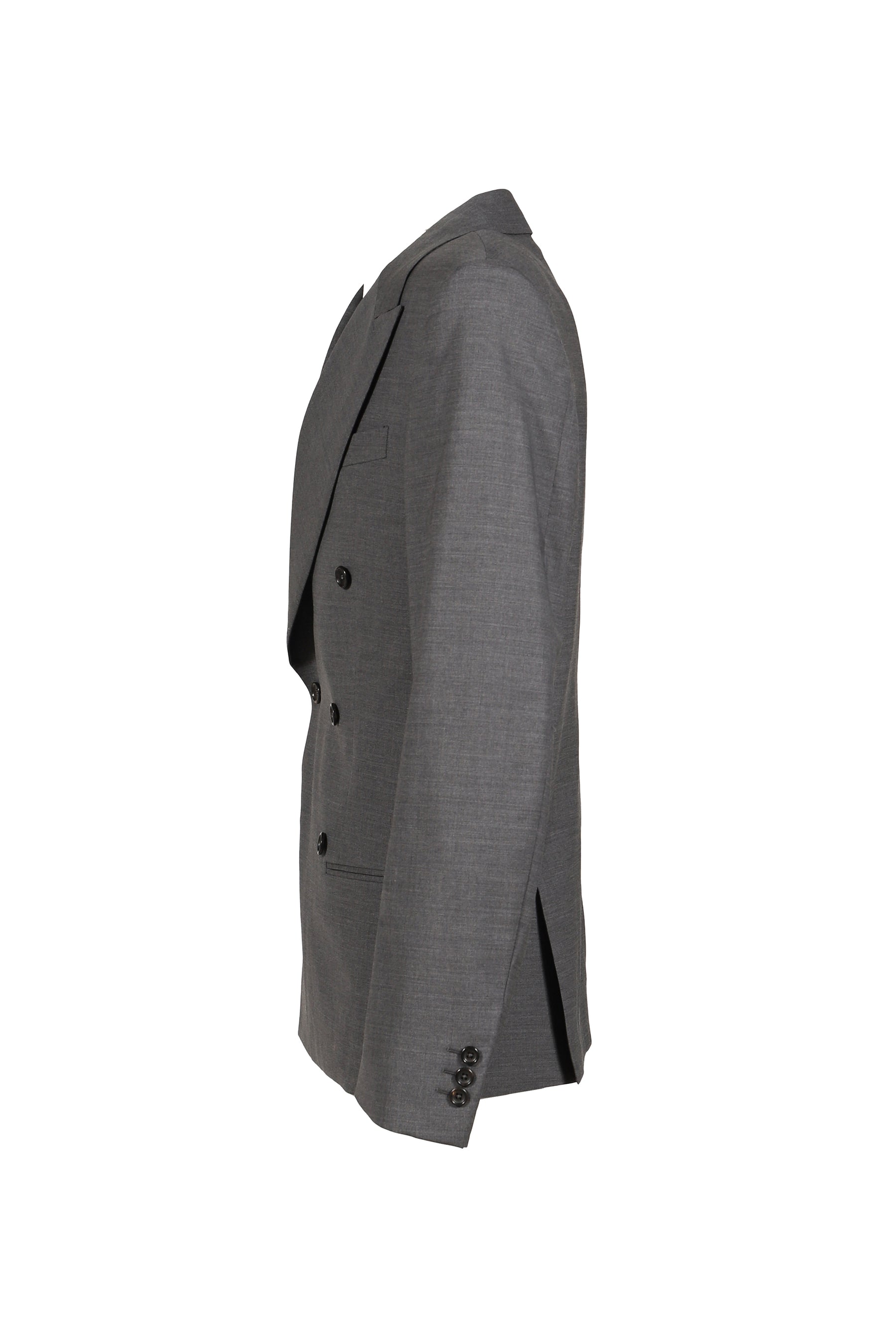 DOUBLE-BREASTED BLAZER / GRY