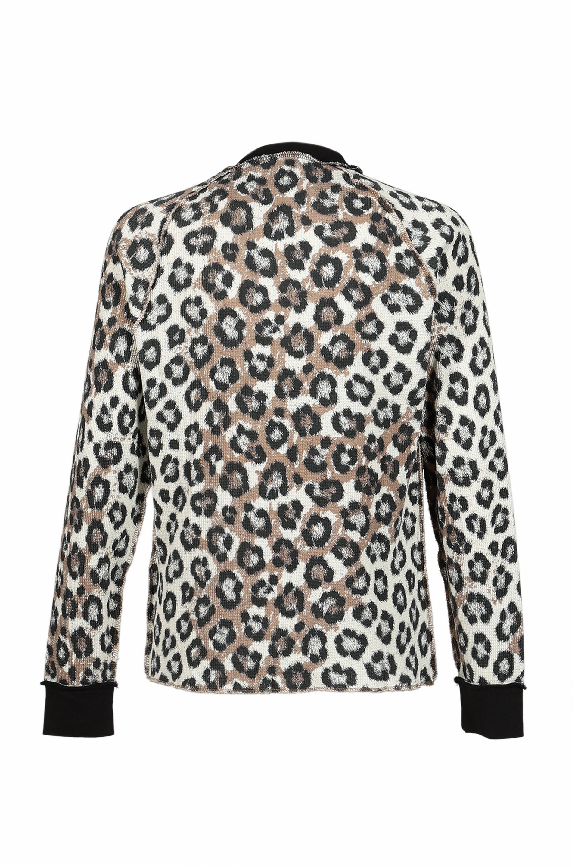 MEN LEOPARD THERMAL L/S TEE SHIRT / LEOPARD