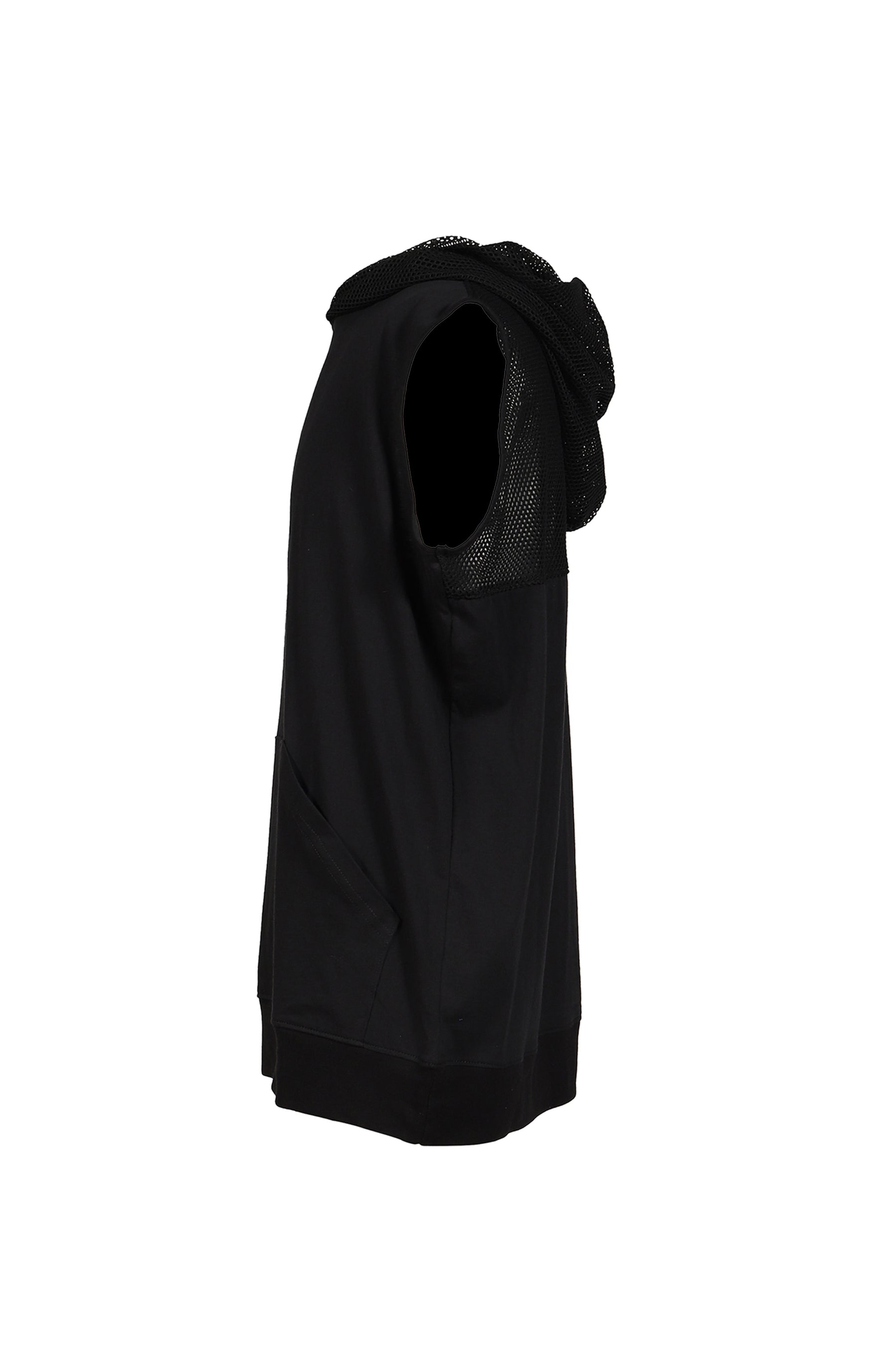 × HALCYON VEIL TANK TOP HOODIE / BLK