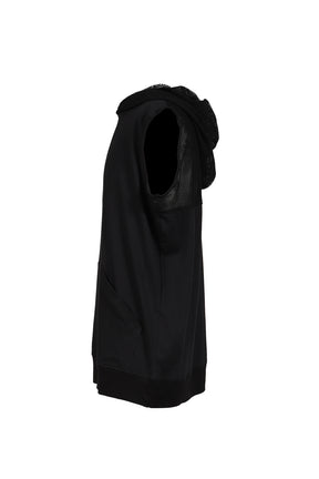 × HALCYON VEIL TANK TOP HOODIE / BLK