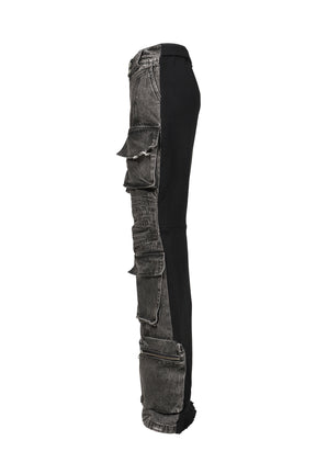 CARGO JEANS / BLK